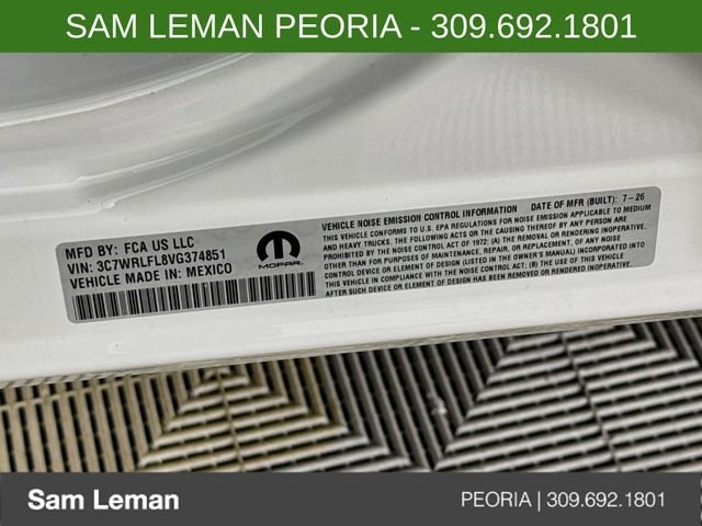 New 2027 Bright White Clearcoat RAM Tradesman image 26