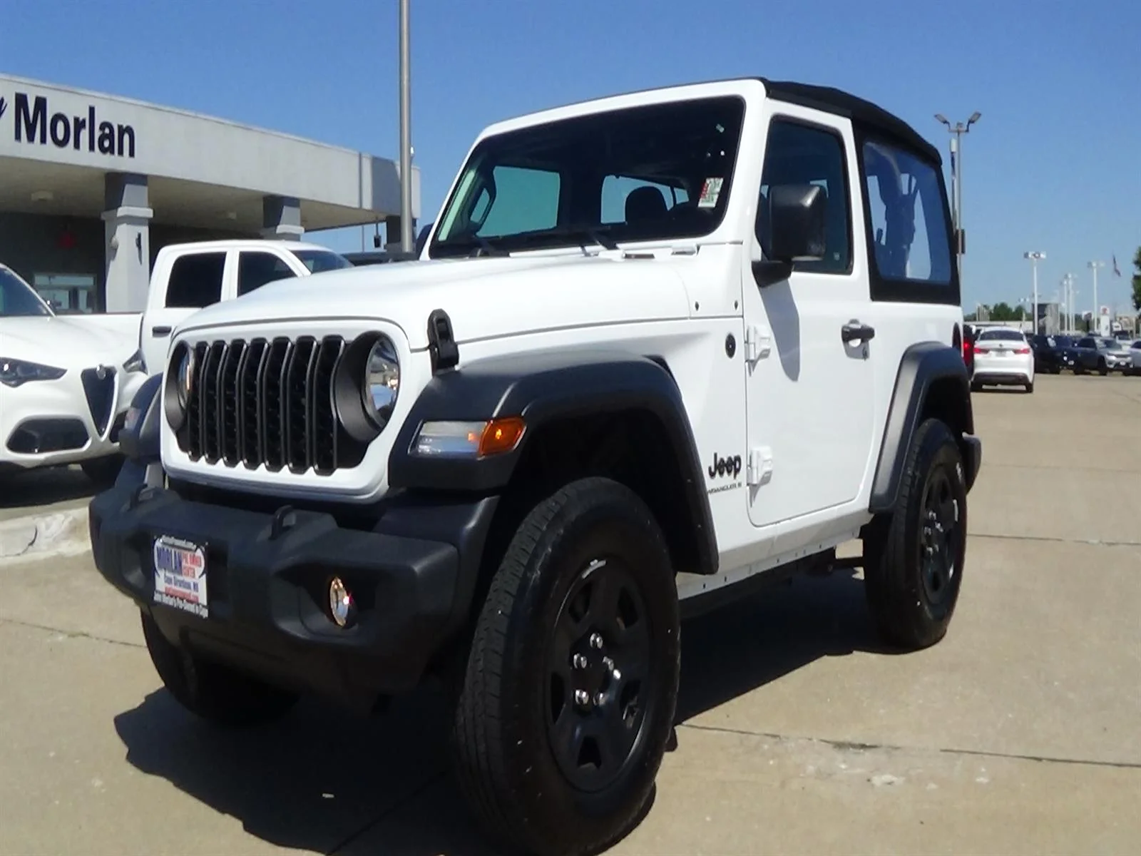 Used 2024 Bright White Clear Coat (pw7) Jeep Sport image 2