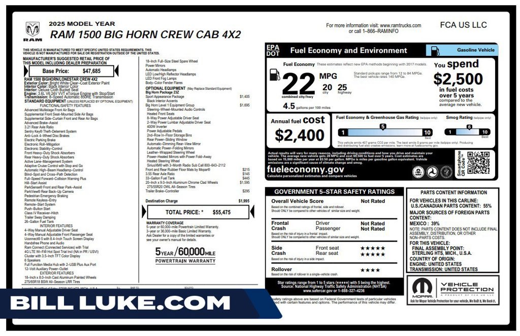 2025 RAM 1500 Pickup
