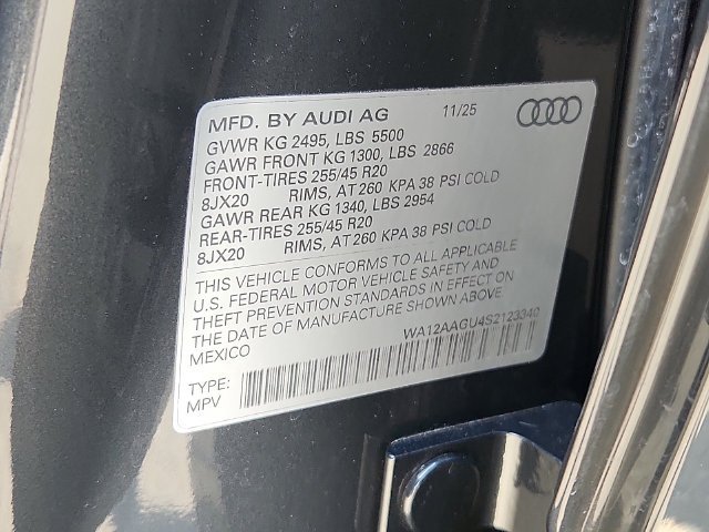 Used 2025 Tambora Gray Metallic   N7n7 Audi Premium Plus image 28