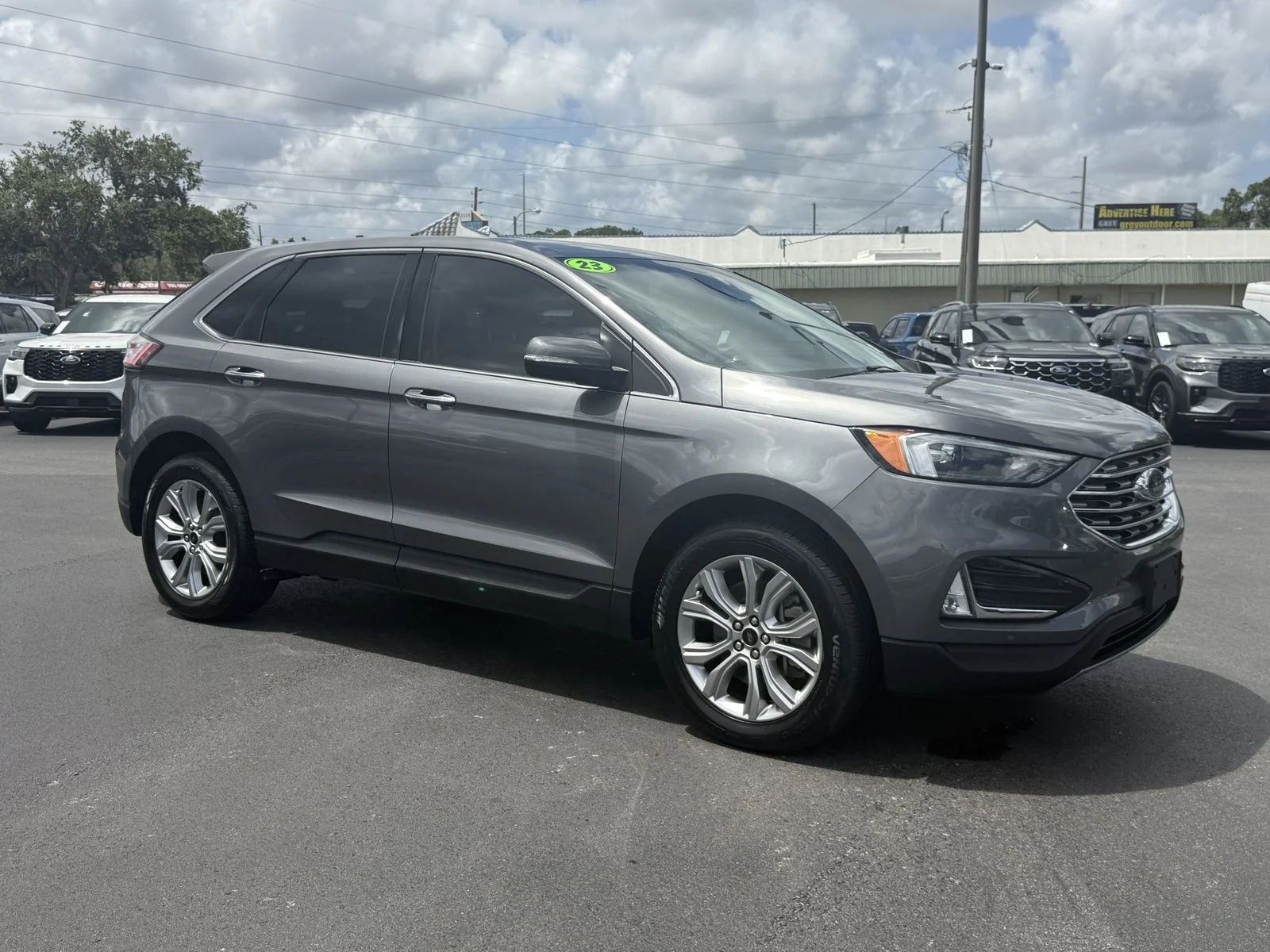Used 2023 Gray Ford Titanium image 2