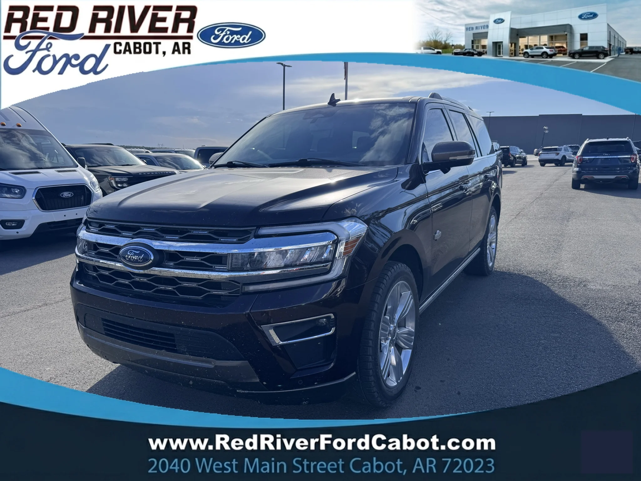 Used 2024 Jewel Red Metallic Tinted Clearcoat Ford King Ranch image 1