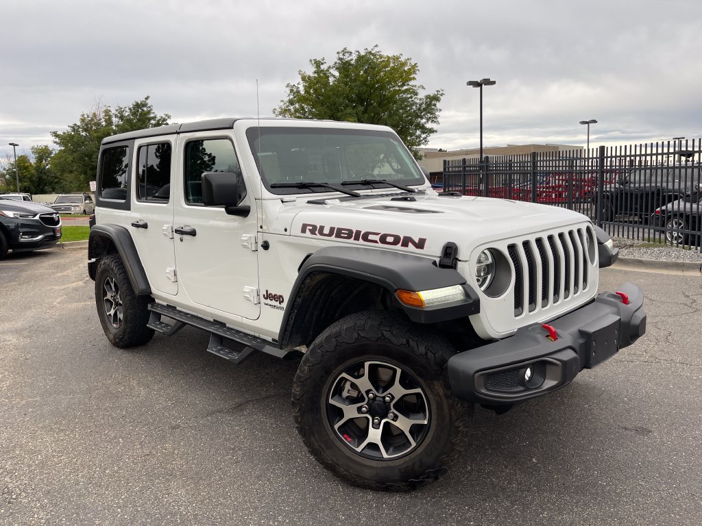 Used 2020 White Jeep Unlimited Rubicon image 1
