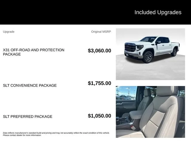 New 2026 Summit White GMC SLT image 5