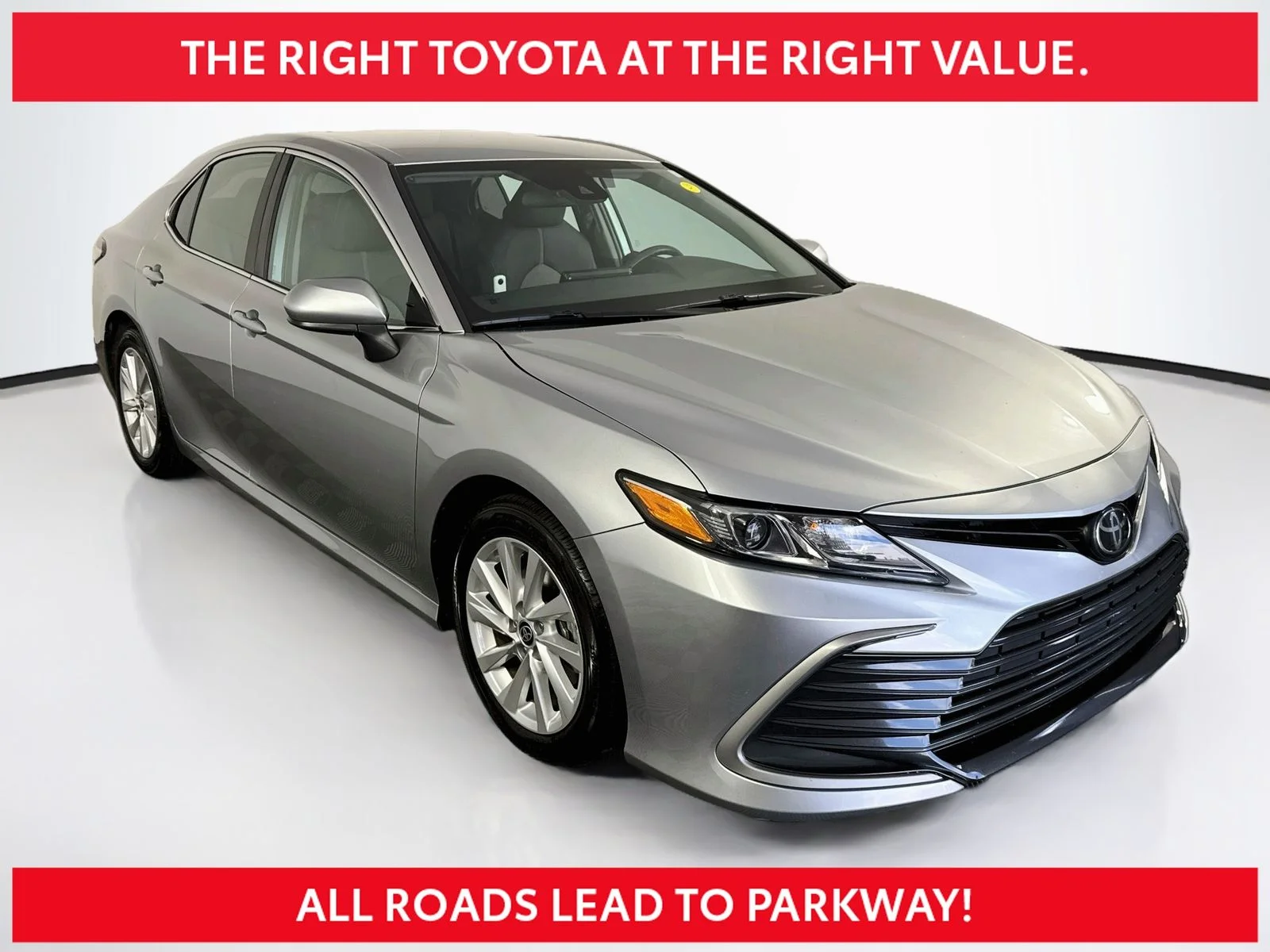 Certified Used 2024 Silver Toyota LE image 1