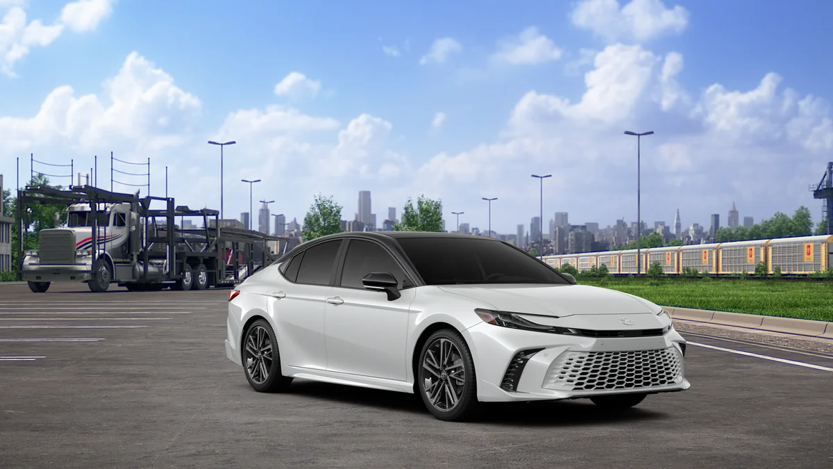 New 2026 Wind Chill Pearl with Midnight Black Metallic roof Toyota XSE image 15