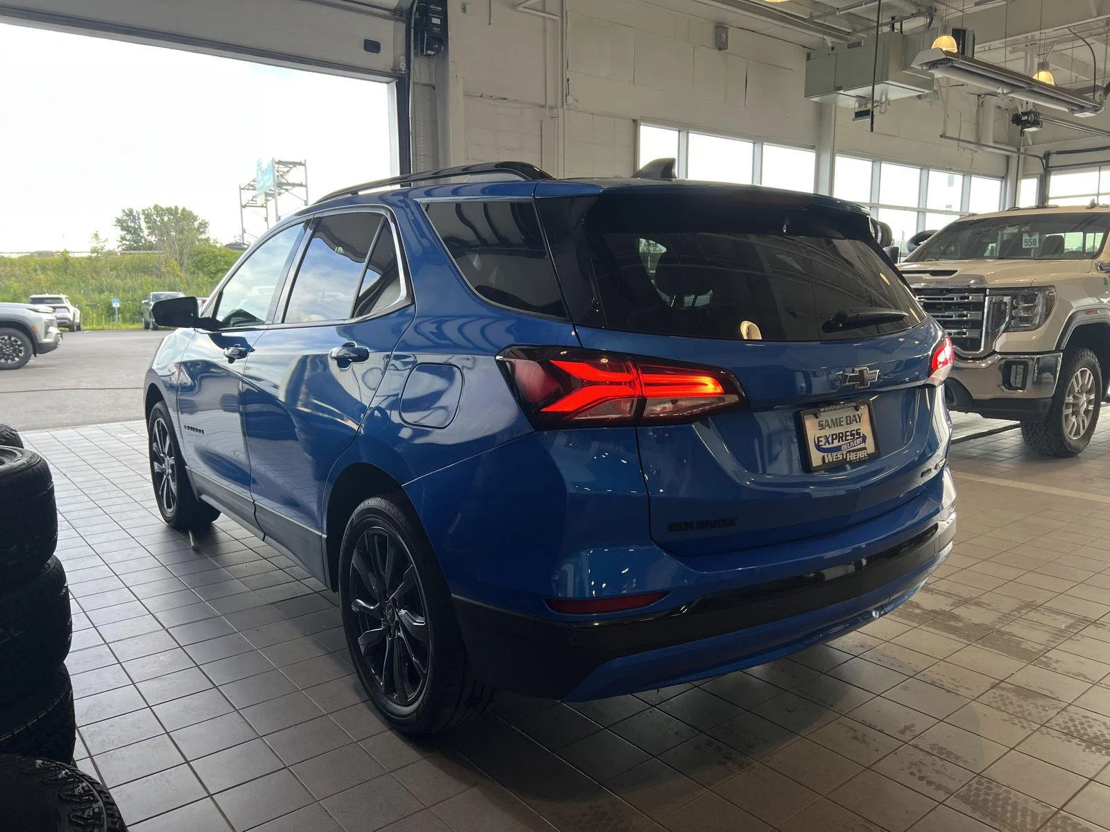 Used 2024 Riptide Blue Metallic Chevrolet RS image 6