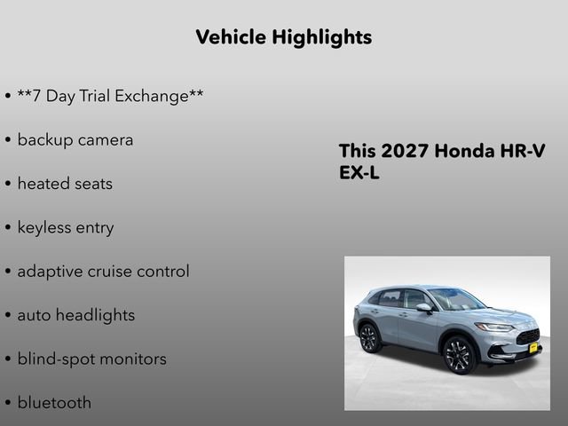 New 2027 Urban Gray Pearl Honda EX-L image 5