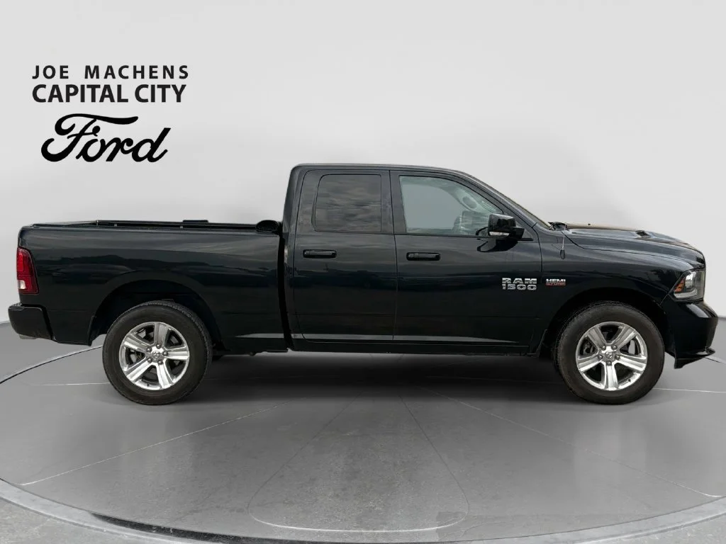 Used 2015 Brilliant Black Crystal Pearlcoat Ram Sport image 4