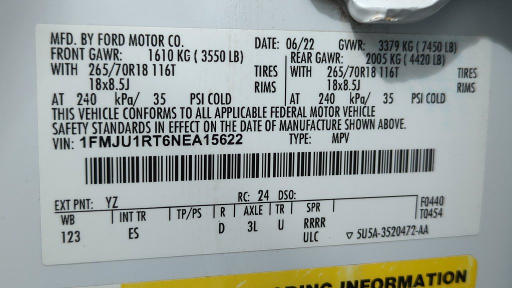 Used 2022 White Ford Timberline image 26