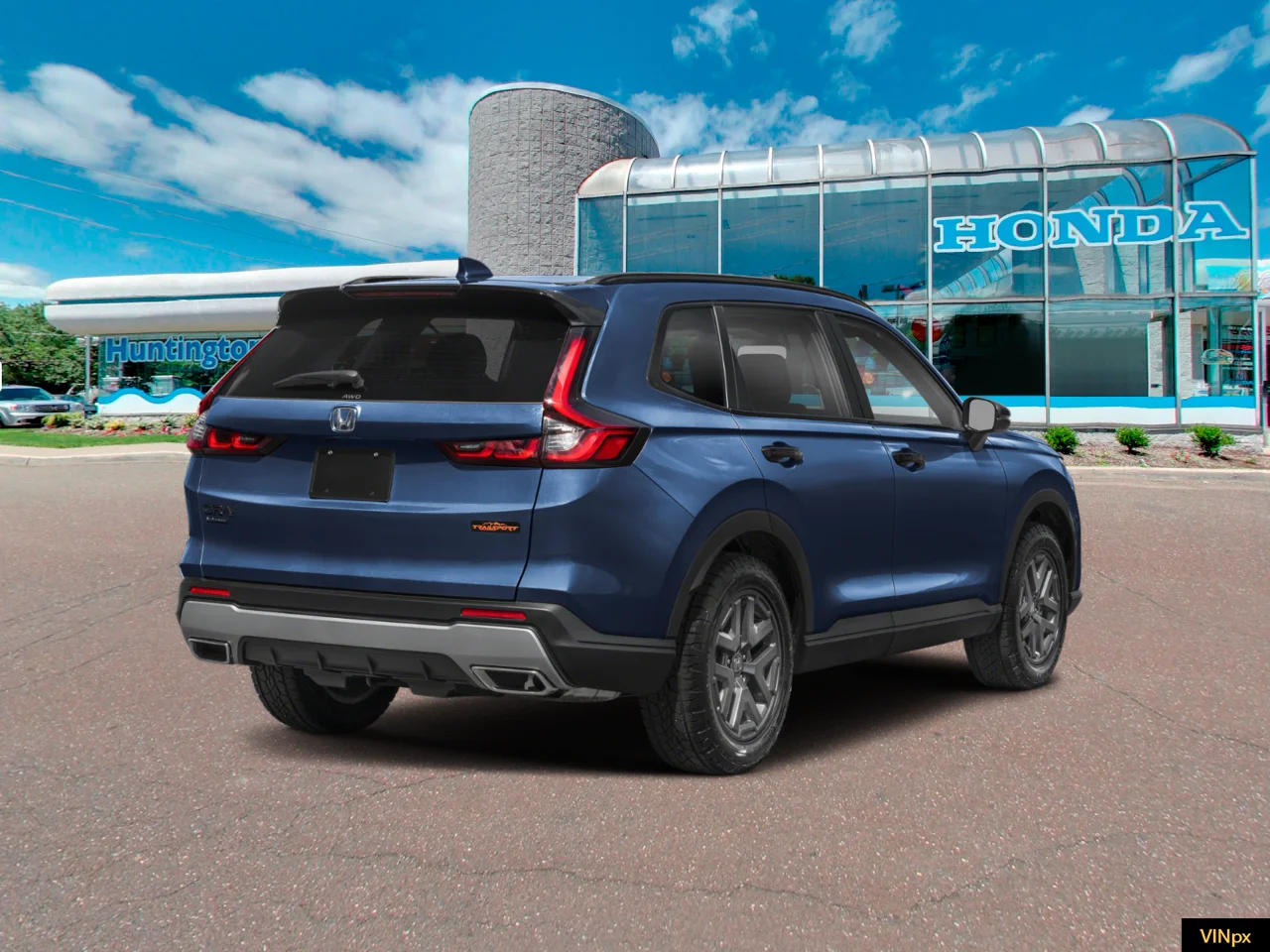 New 2026 Canyon River Blue Metallic Honda AWD TrailSport image 2
