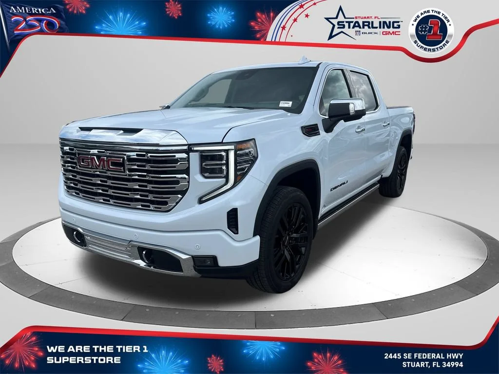 New 2026 Glacier White Tricoat GMC Denali image 1