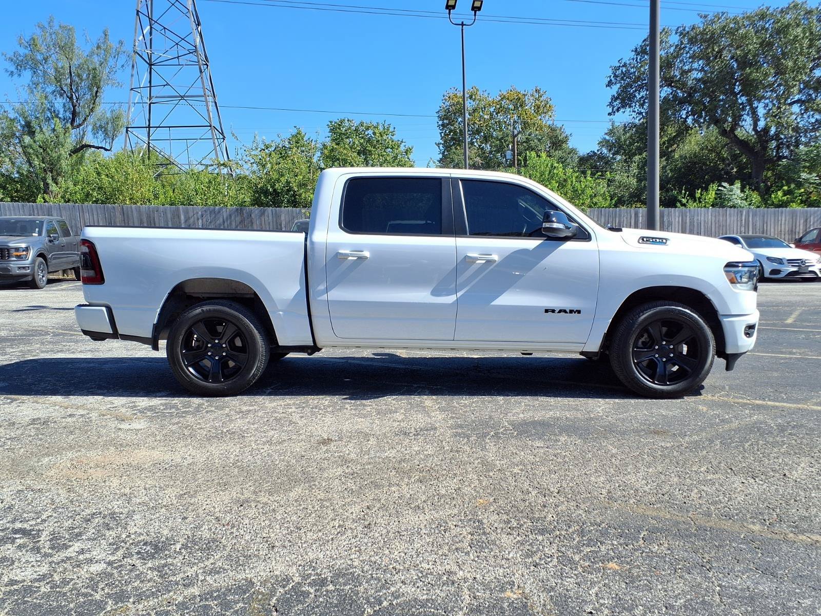 Used 2022 Bright White Clearcoat Ram Big Horn image 4