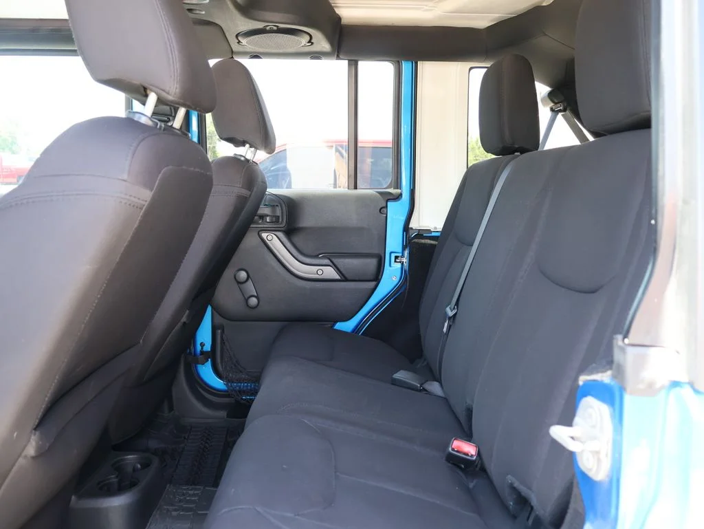 Used 2014 Blue Jeep Unlimited Sport image 16