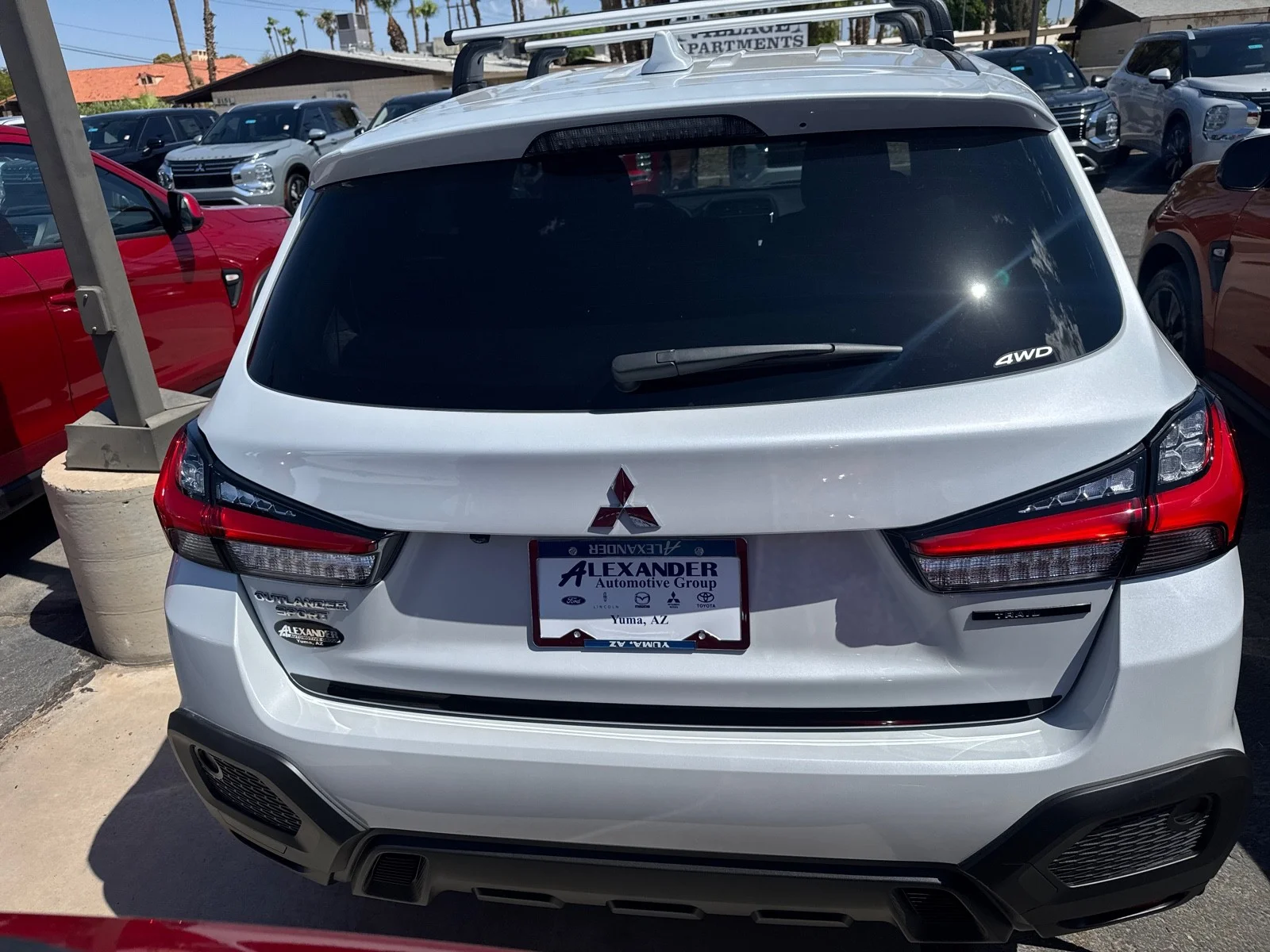 Used 2025 White Diamond Mitsubishi Trail Edition image 7