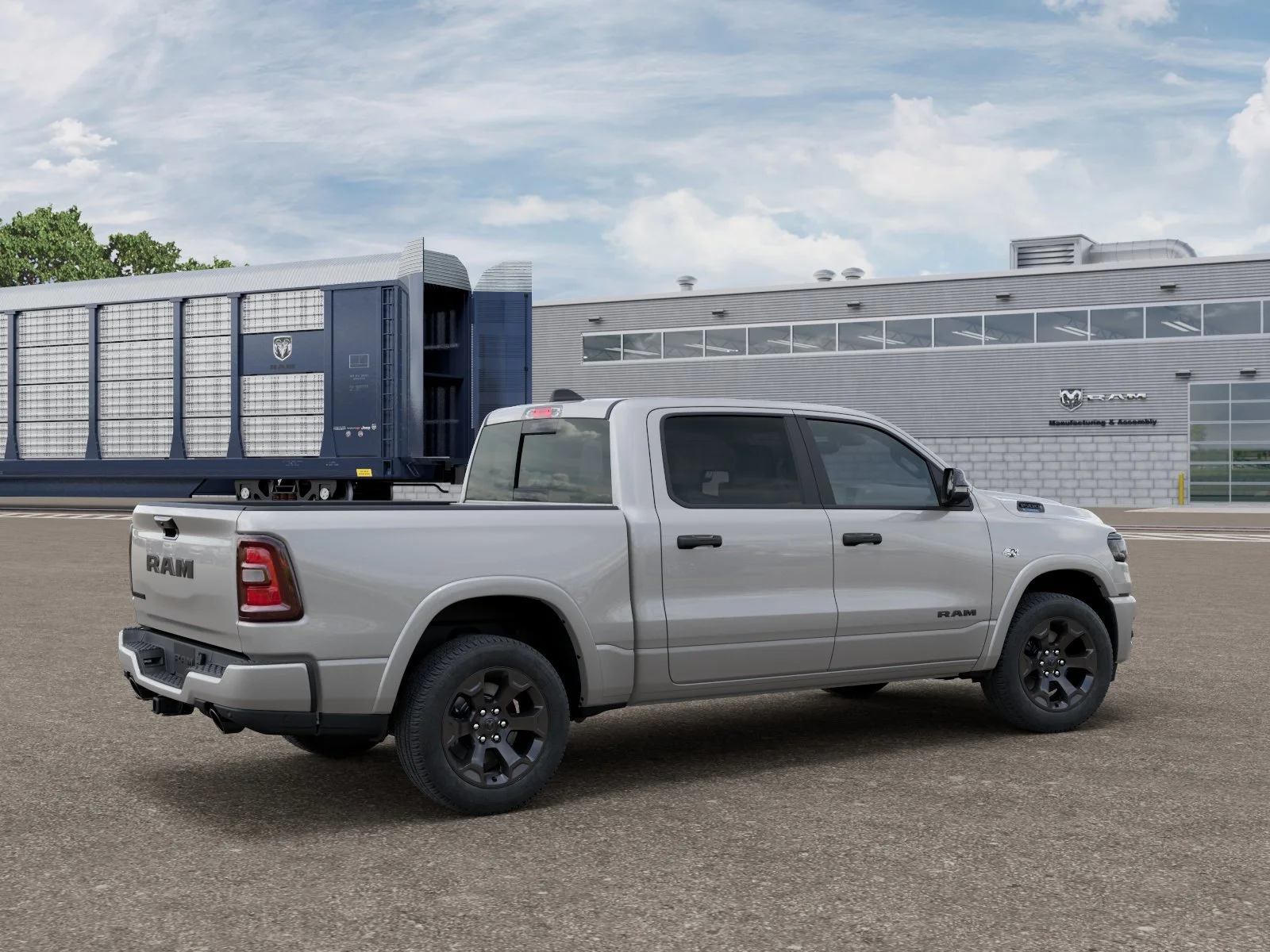 New 2026 Silver Zynith Exterior Paint RAM Big Horn/Lone Star image 4