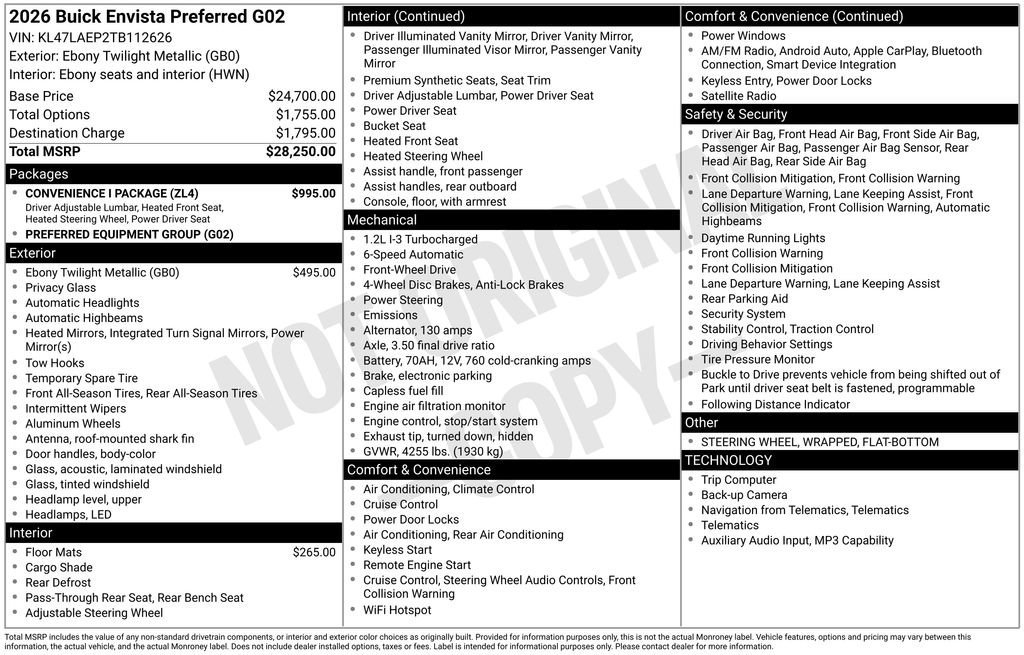2026 Buick Envista Preferred - Photo 30