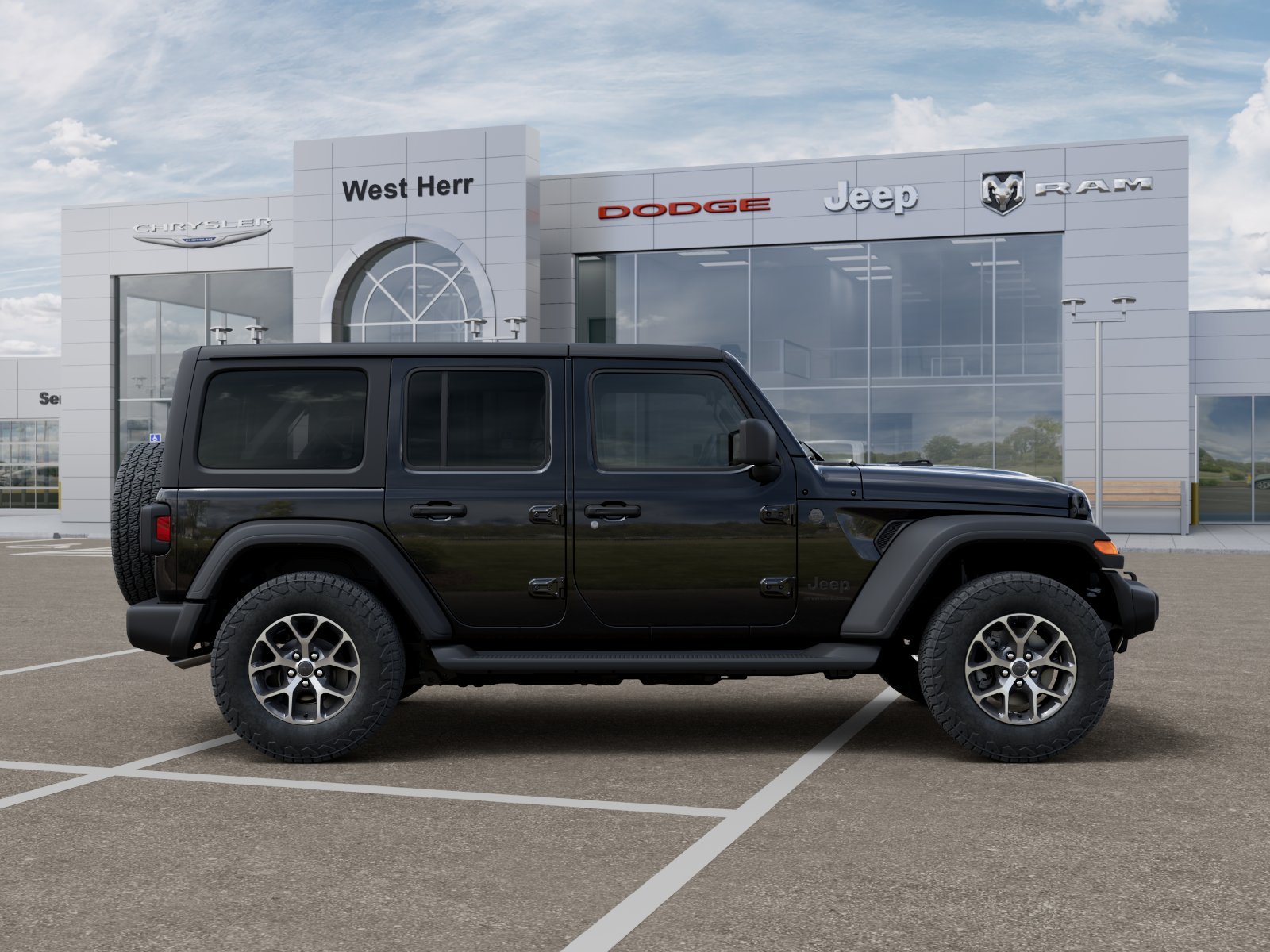 New 2026 Black Clear-Coat Exterior Paint Jeep Sport S image 33