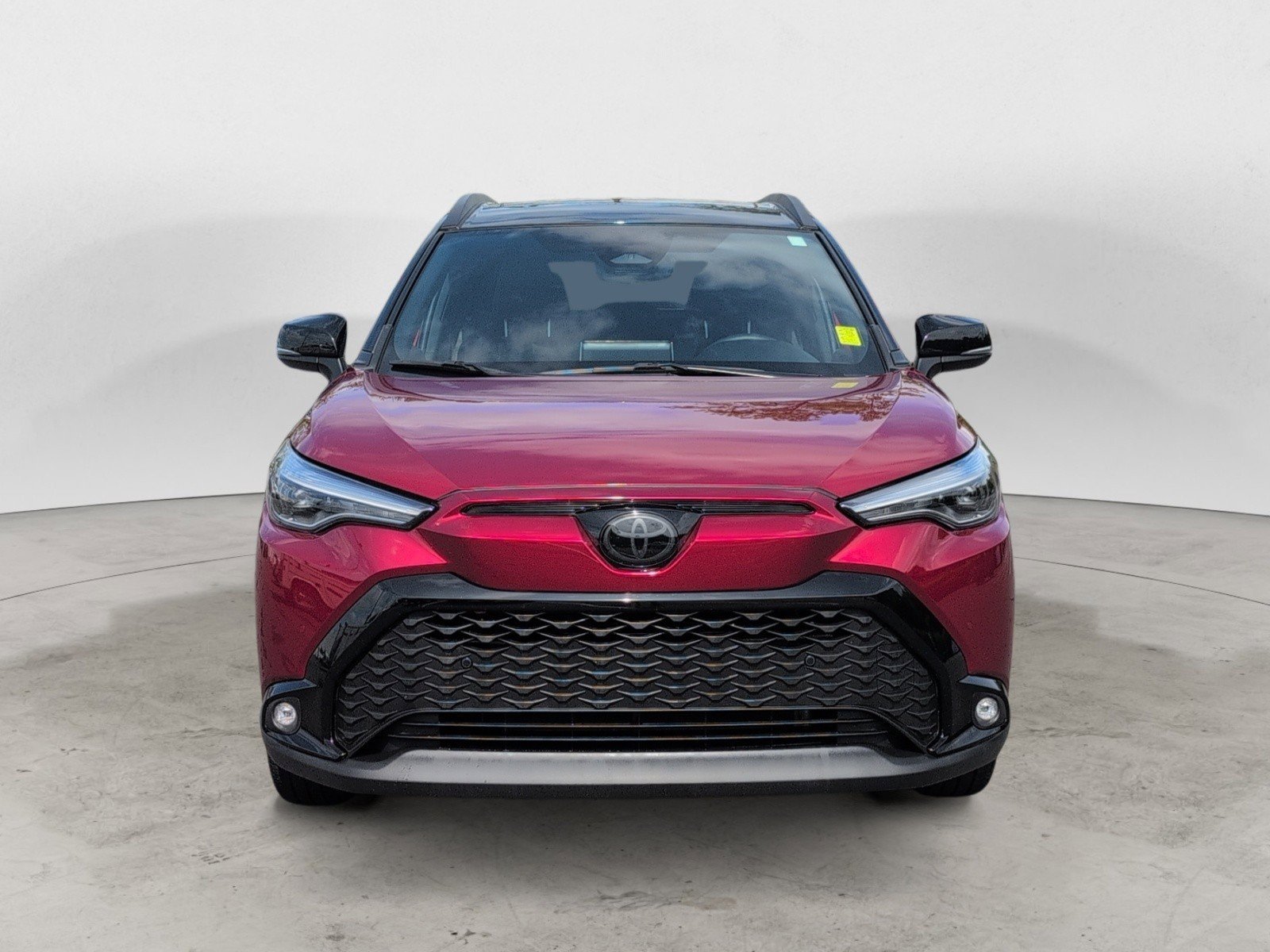 Used 2025 Red Crystal Toyota Hybrid XSE image 7