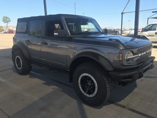 Used 2021 Carbonized Gray Metallic Ford Badlands image 1