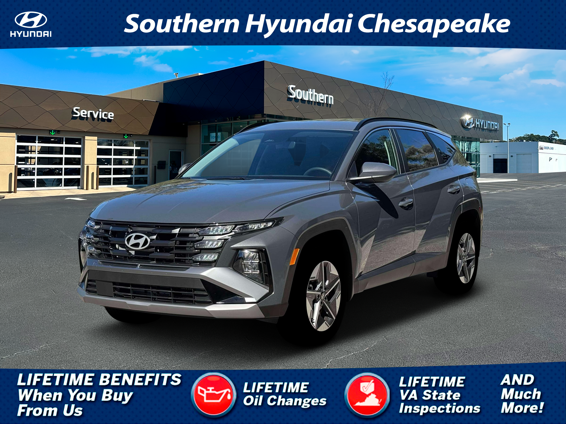New 2026 Gray Hyundai SEL AWD image 1