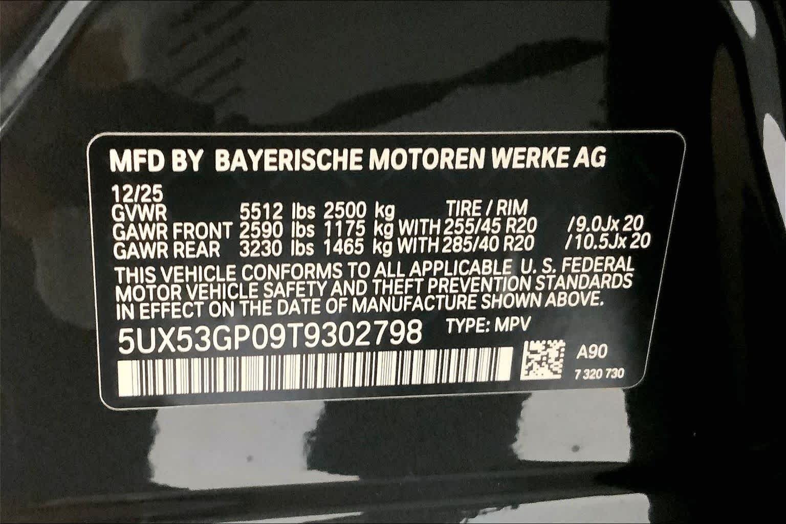 New 2026 Dark Graphite Metallic BMW 30 xDrive image 21