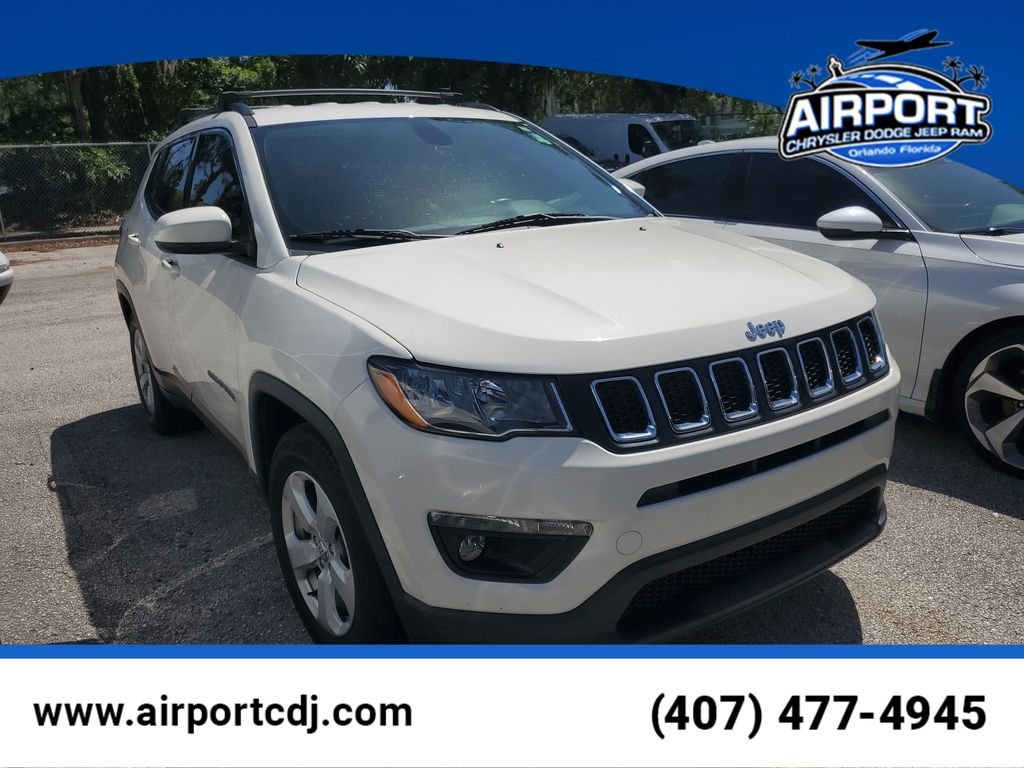 Used 2021 White Jeep Latitude image 1