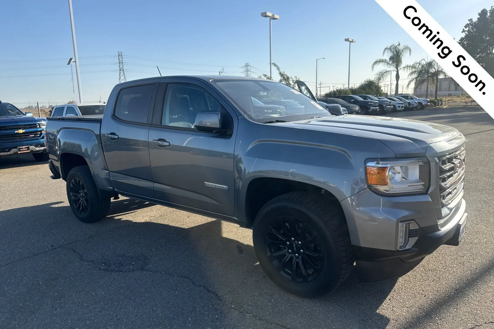 Used 2022 SATIN STEEL METALLIC GMC 2WD Elevation image 1
