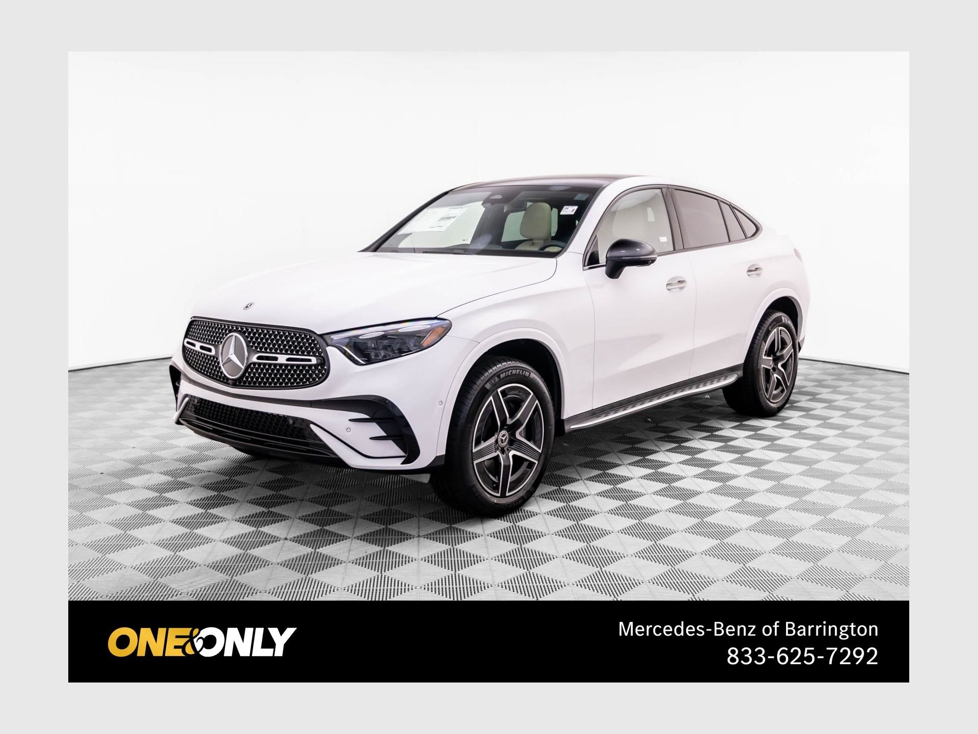 New 2027 MANUFAKTUR Moonlight White Metallic Mercedes-Benz GLC 300 Coupe image 1