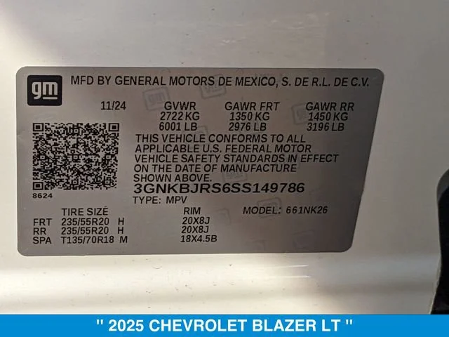 2025 Chevrolet Blazer 3LT - Photo 27