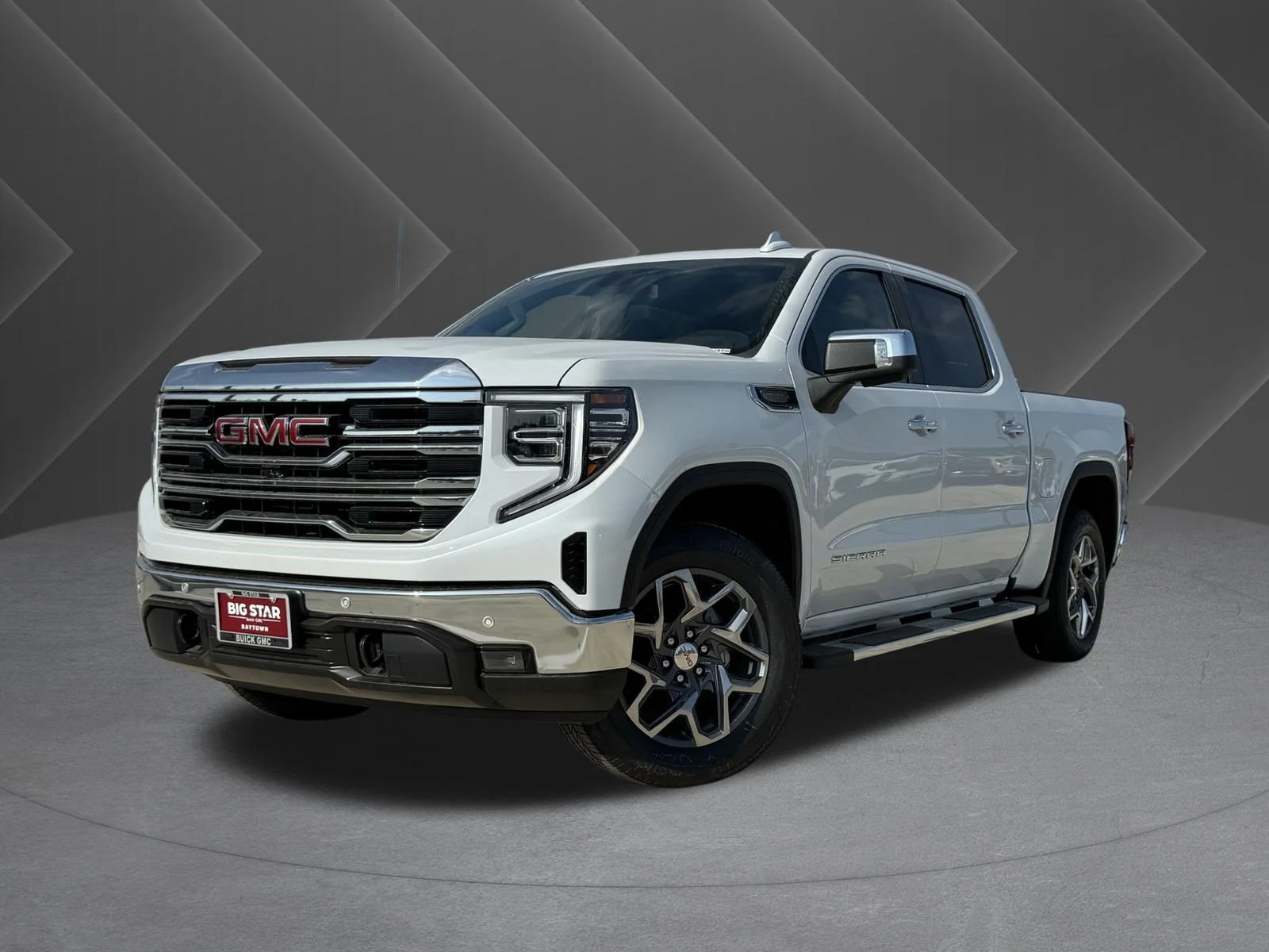 New 2026 Glacier White Tricoat GMC SLT image 2