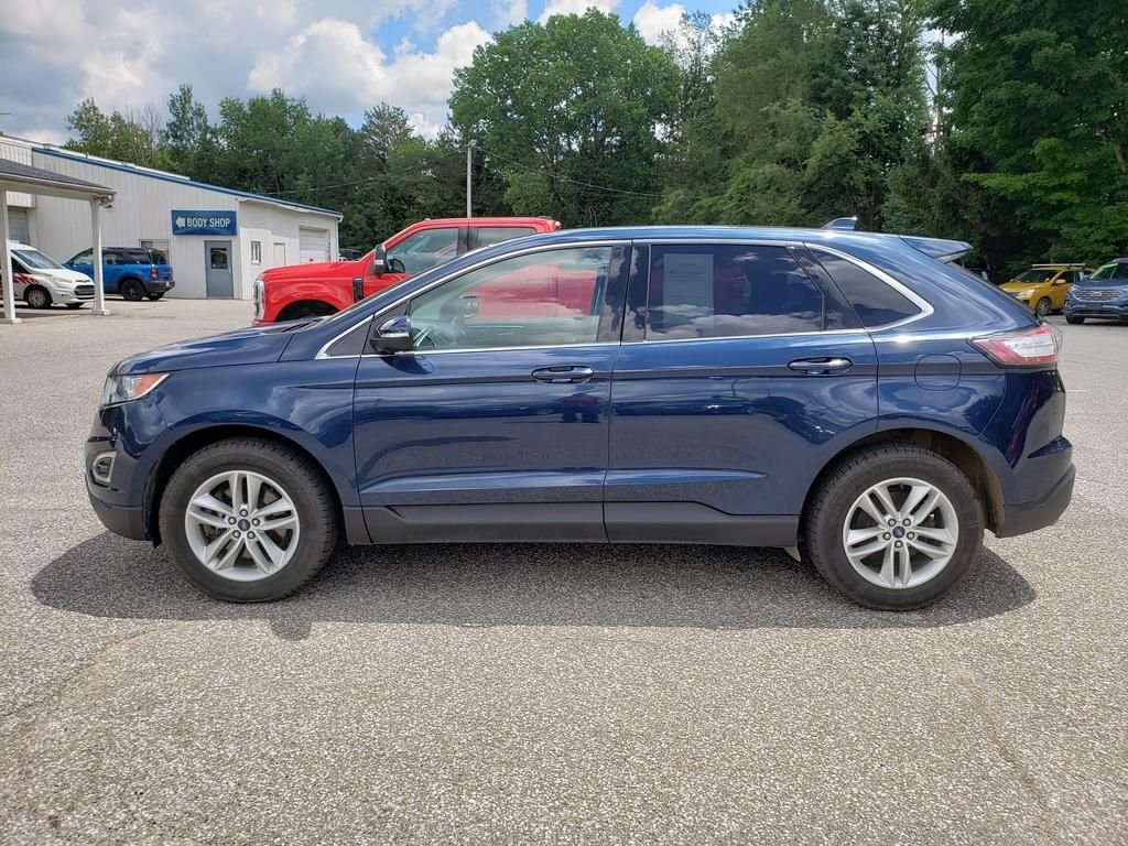 Used 2017 Blue Ford SEL AWD Power Seat Carplay 2.0 Ecoboost image 4