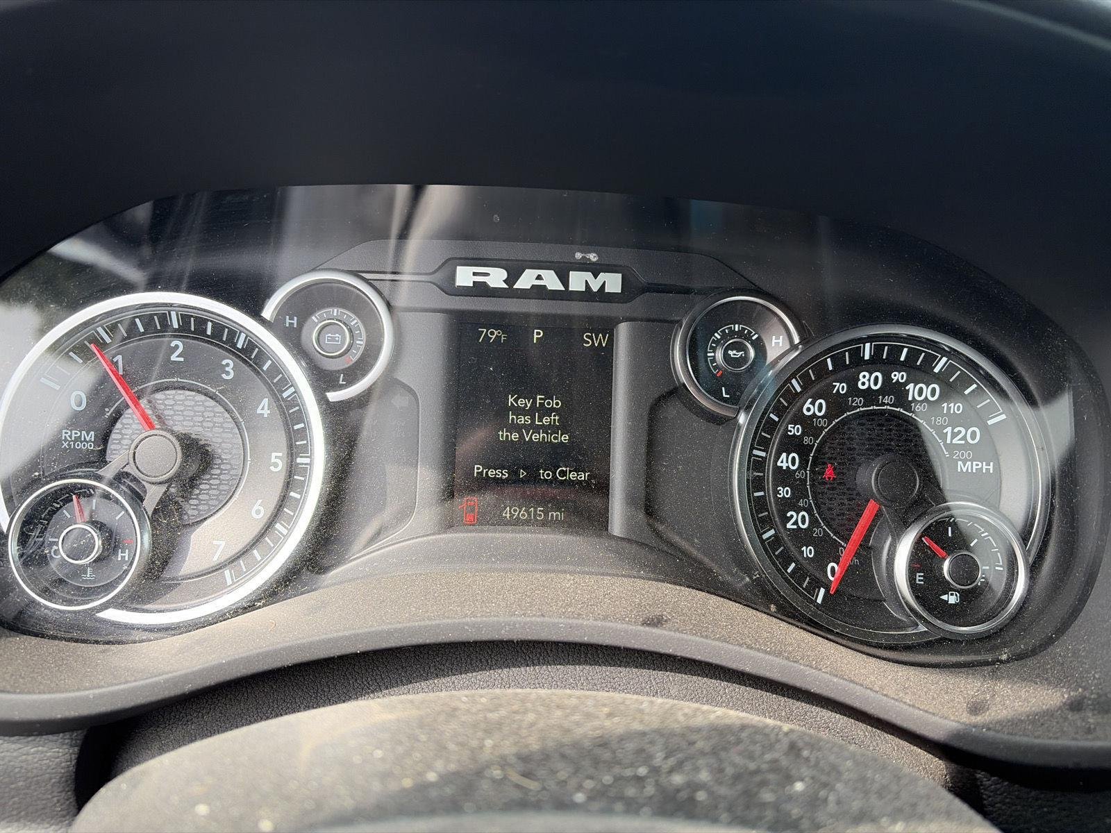 Used 2022 Diamond Black Crystal Pearlcoat Ram Big Horn image 9
