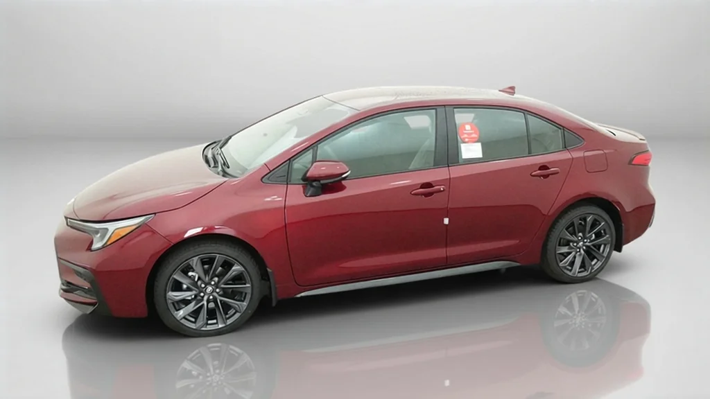 New 2027 Ruby Flare Pearl Toyota SE image 3