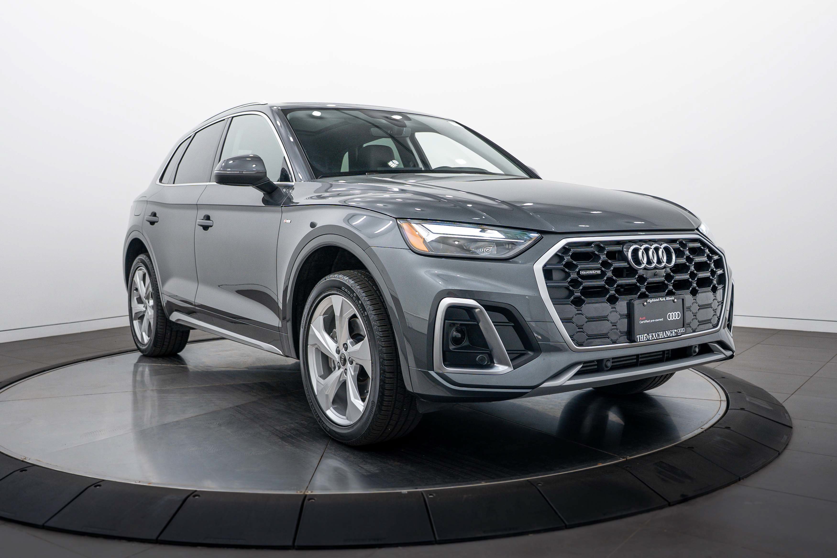 Certified Used 2023 Daytona Gray Pearl Effect Audi S line Premium Plus image 2