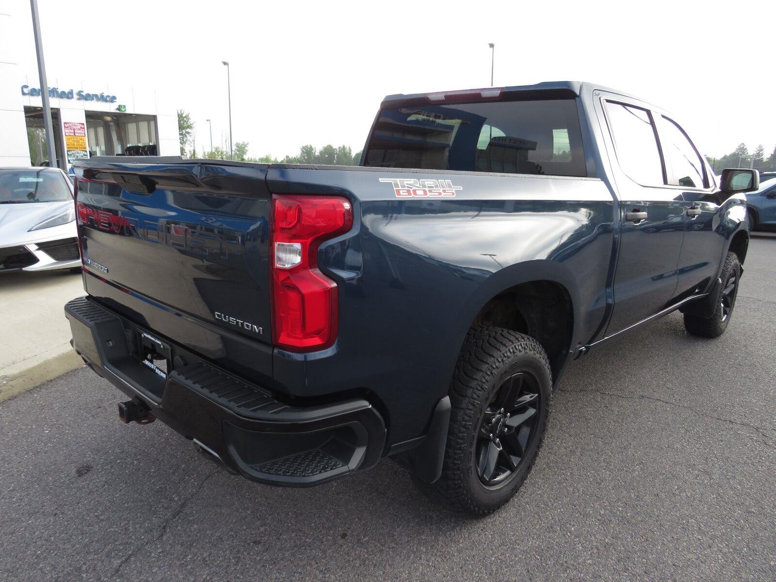 Used 2020 Northsky Blue Metallic Chevrolet Custom Trail Boss image 6