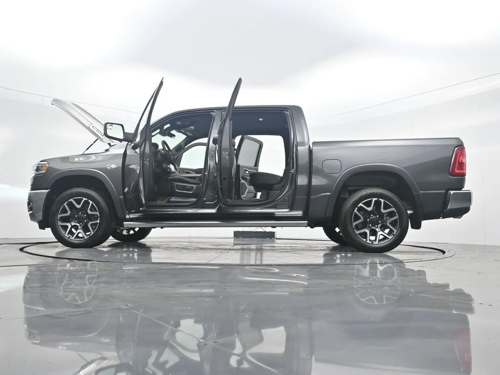 New 2026 Granite Crystal Metallic Clear-Coat Exterior Paint RAM Laramie image 48