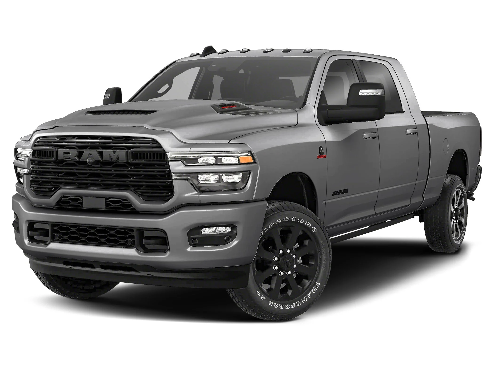 New 2027 Ceramic Gray Clear-Coat  Paint Ram LARAMIE MEGA CAB 4X4 6