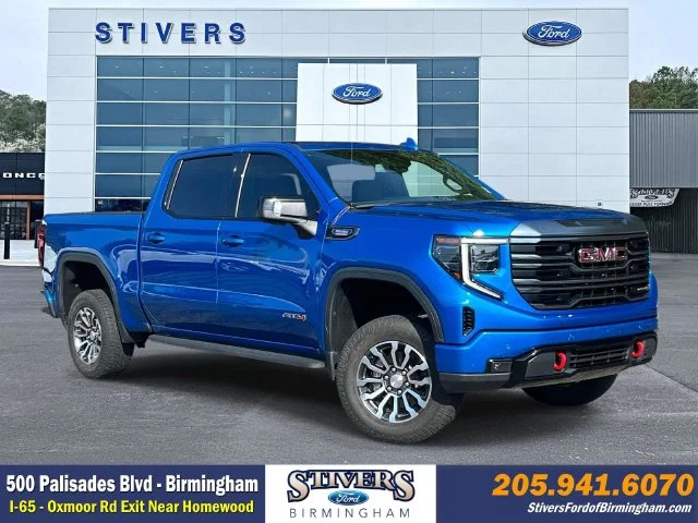 Certified Used 2023 Dynamic Blue Metallic GMC AT4 image 1