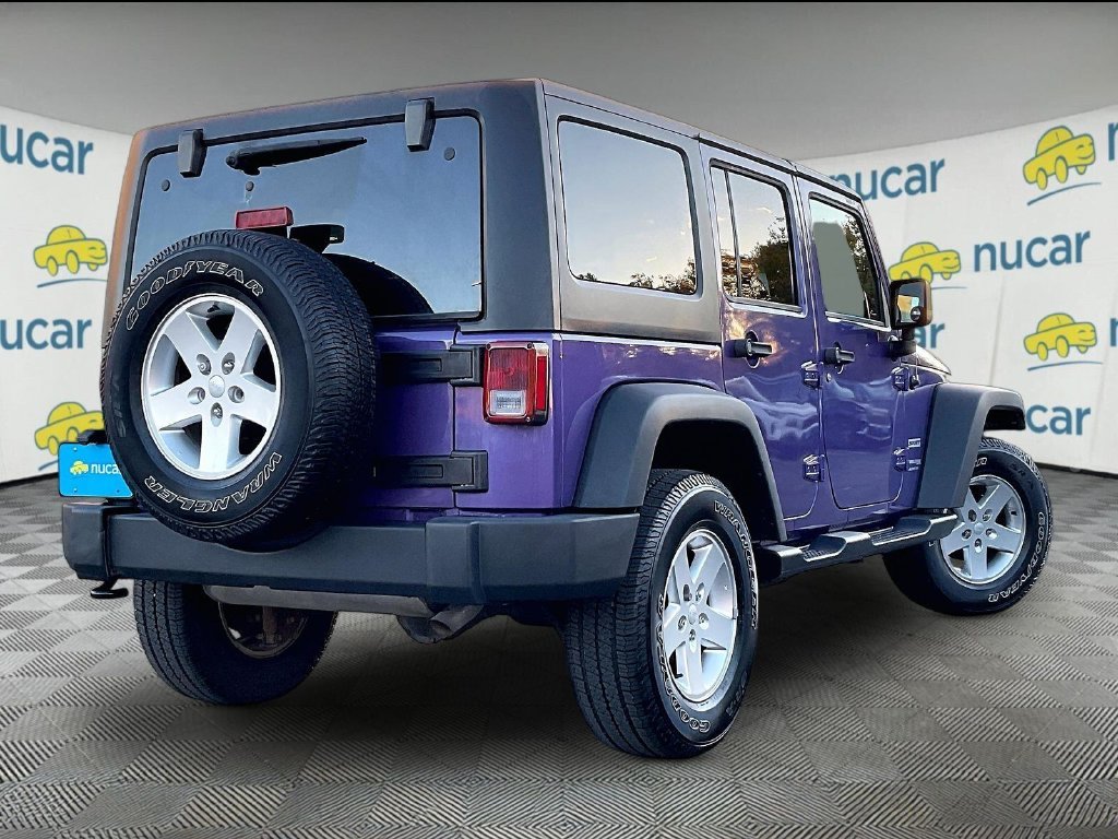 Used 2018 Xtreme Purple Pearlcoat Jeep Unlimited Sport image 6