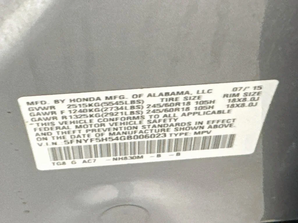 Used 2016 Silver Honda EX-L image 42