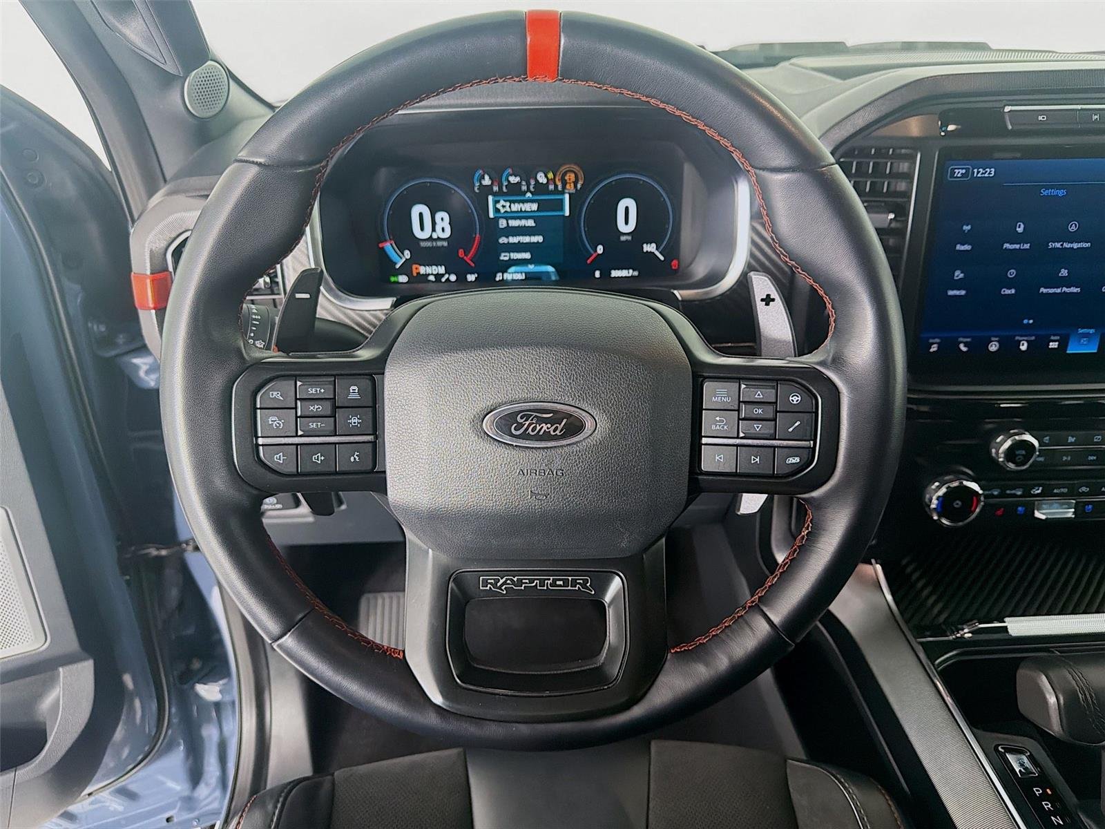 Used 2023 Azure Gray Metallic Tri-Coat Ford Raptor R image 11