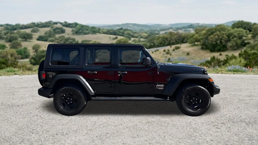 Used 2021 Black Jeep Unlimited Sport image 11