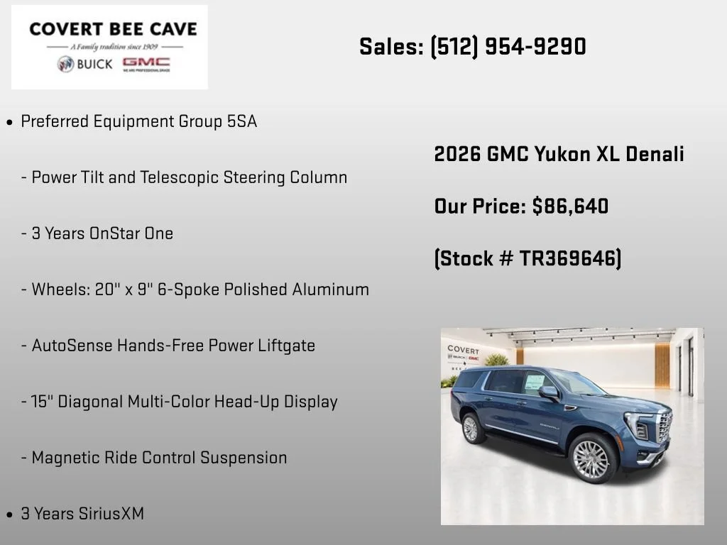 New 2026 Downpour Metallic GMC Denali image 13