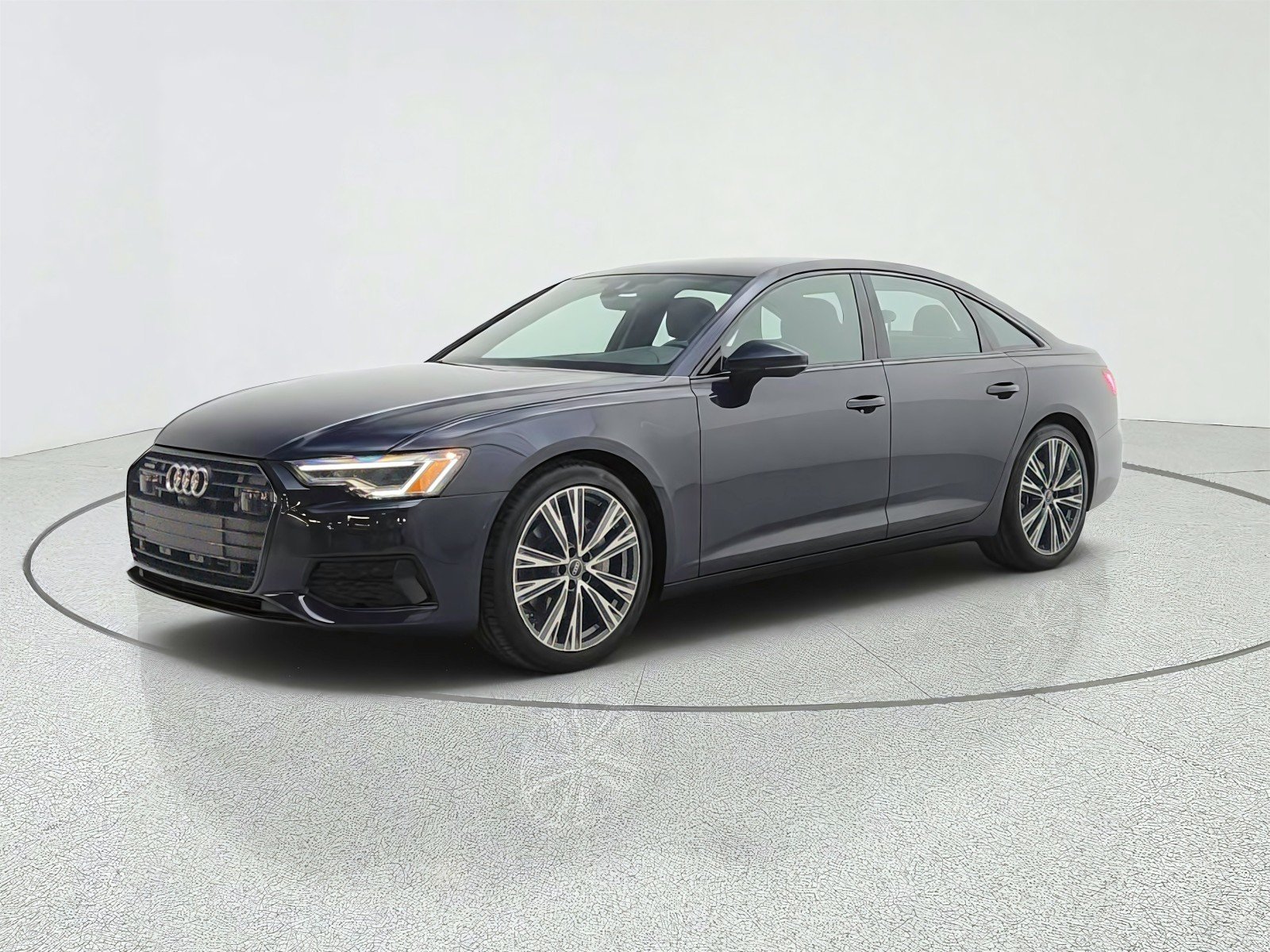 Used 2023 Firmament Blue Metallic Audi Premium Plus image 1
