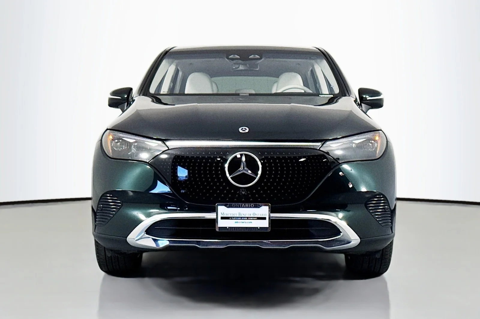 Certified Used 2023 Emerald Green Metallic Mercedes-Benz EQE 350 image 2