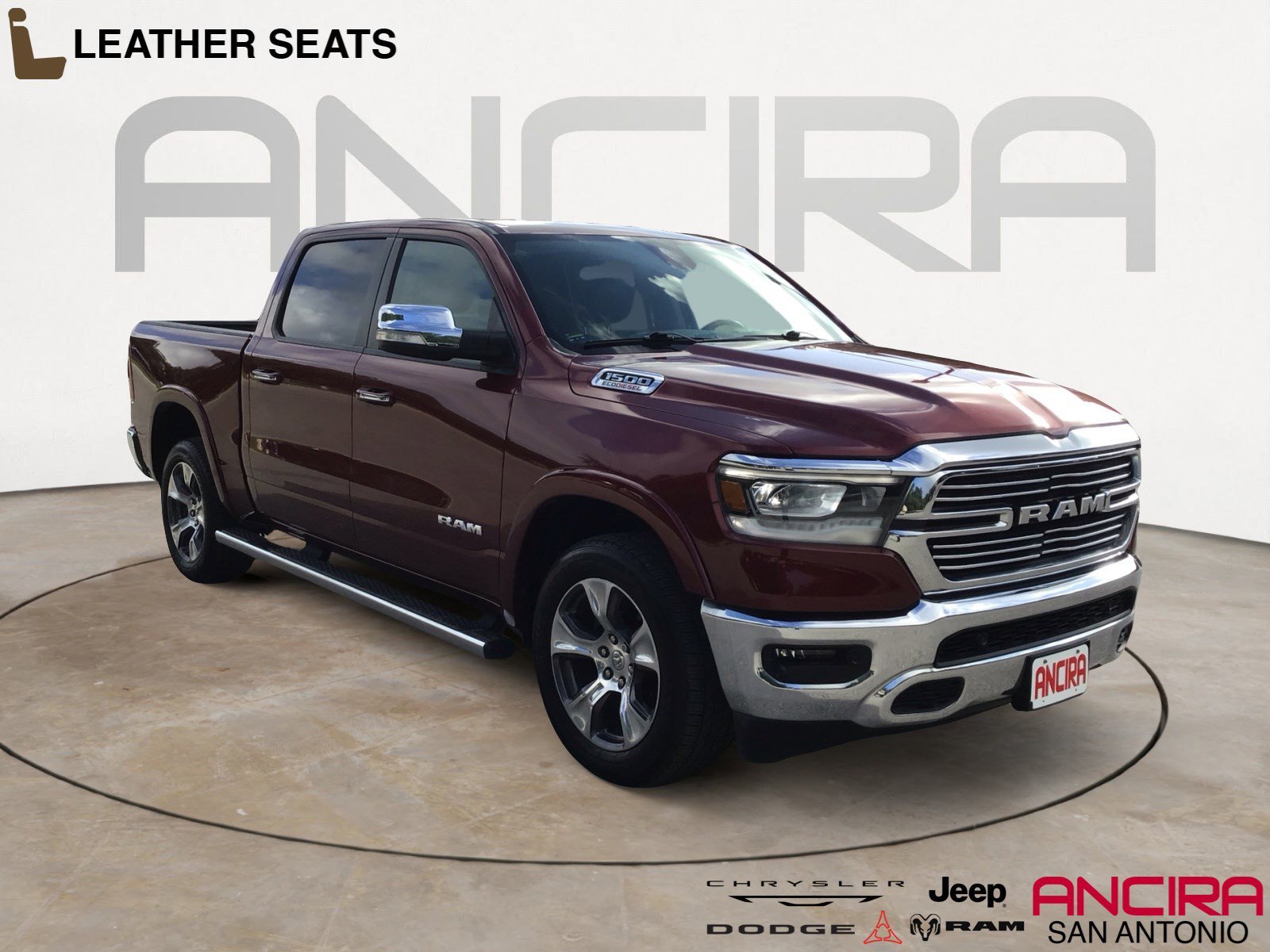 Used 2020 Delmonico Red Pearlcoat Ram Laramie image 1