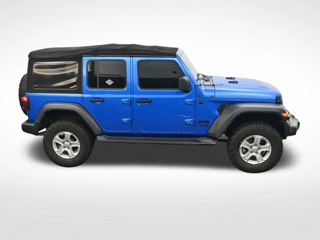 Used 2021 Blue Jeep Unlimited Sport S image 24