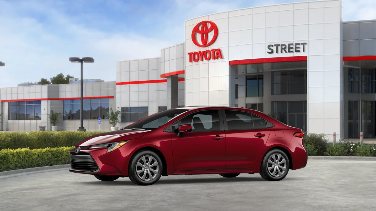 New 2026 Ruby Flare Pearl Toyota LE image 4