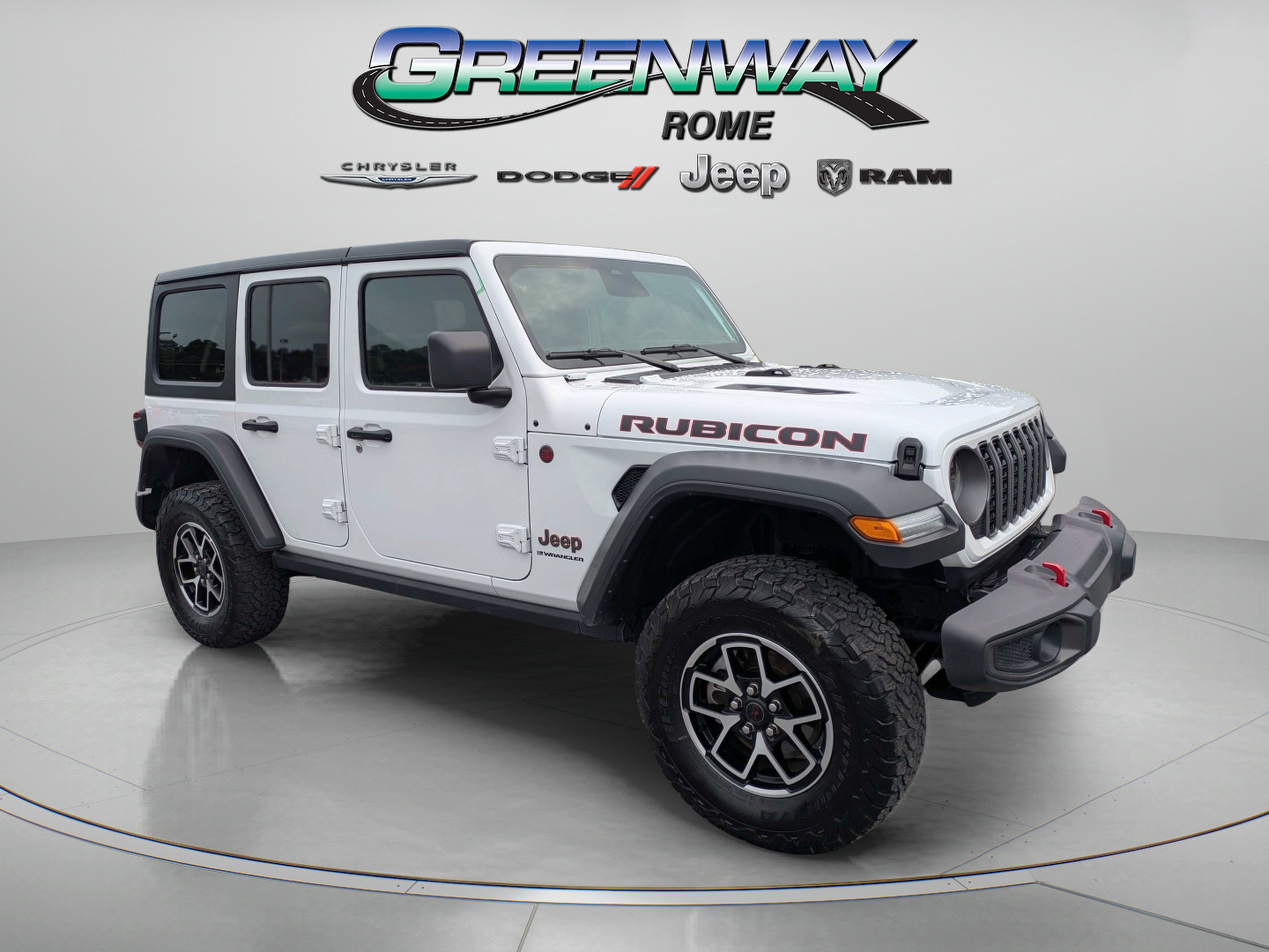 Used 2026 Bright White Clearcoat Jeep Rubicon image 1